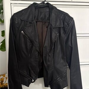 Blank NYC Black Leather Jacket